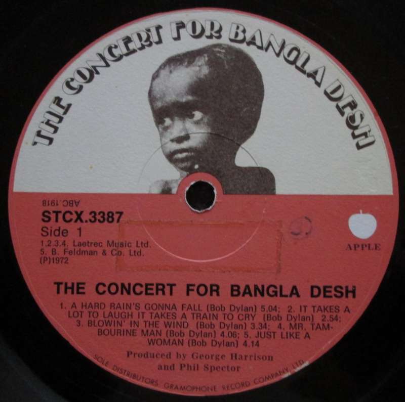 VARIOUS ARTISTS - THE CONCERT FOR BANGLASDESH (3xLP/VINYL)