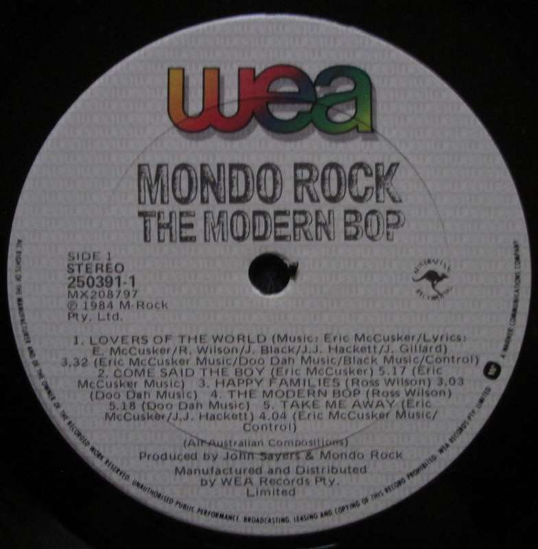 MONDO ROCK - THE MODERN BOP (LP/VINYL)
