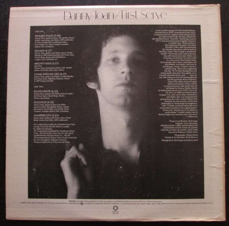 DANNY TOAN - FIRST SERVE  (LP/VINYL)