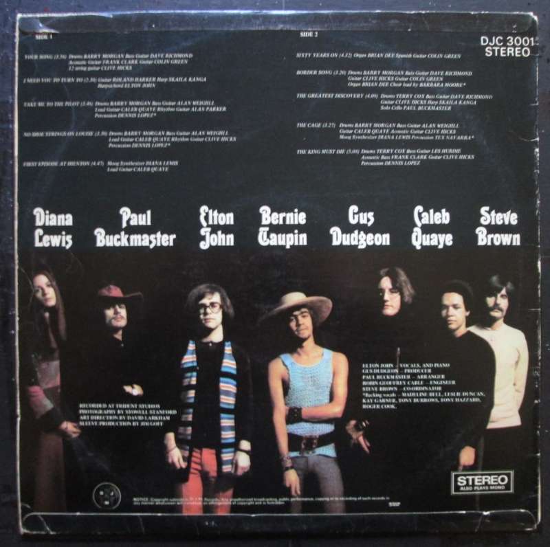 ELTON JOHN - ELTON JOHN  (LP/VINYL)