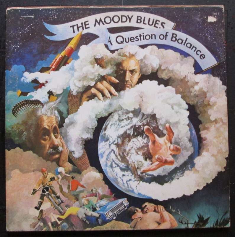 THE MOODY BLUES - A QUESTION OF BALANCE  (LP/VINYL)