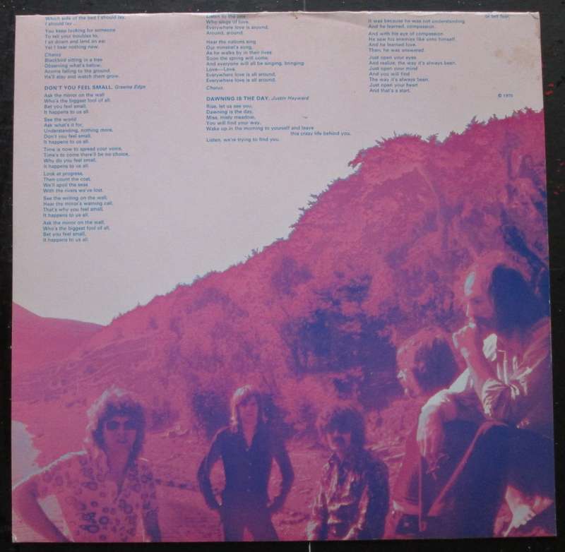 THE MOODY BLUES - A QUESTION OF BALANCE  (LP/VINYL)