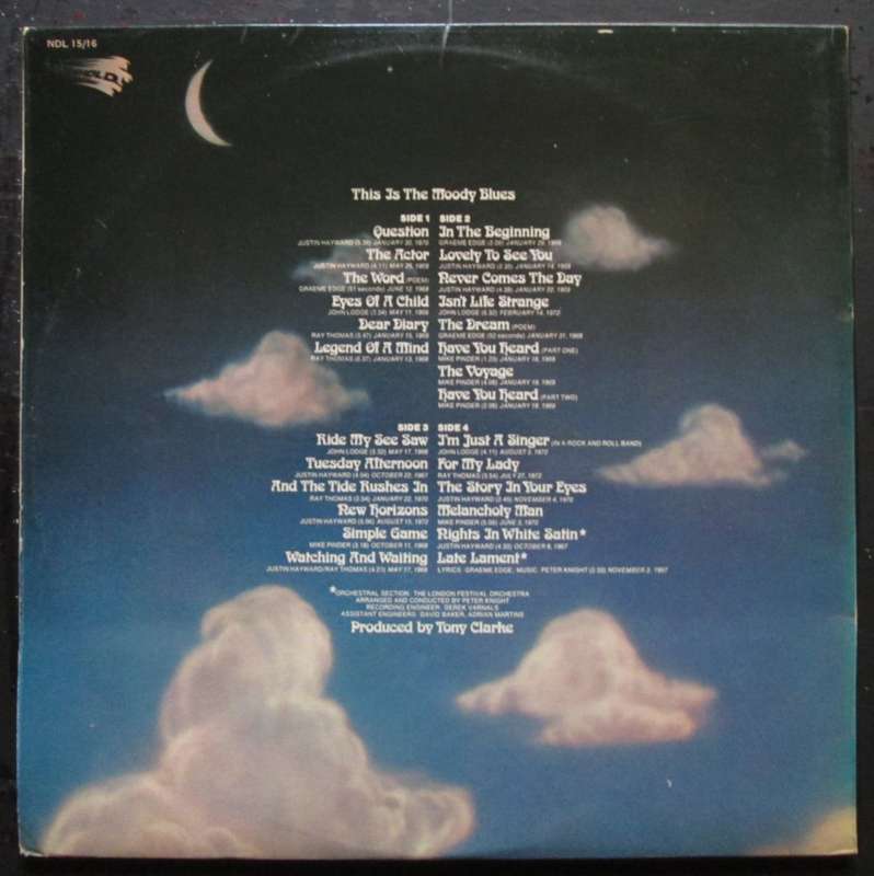 THE MOODY BLUES - THIS IS THE MOODY BLUES (2xLP/VINYL)