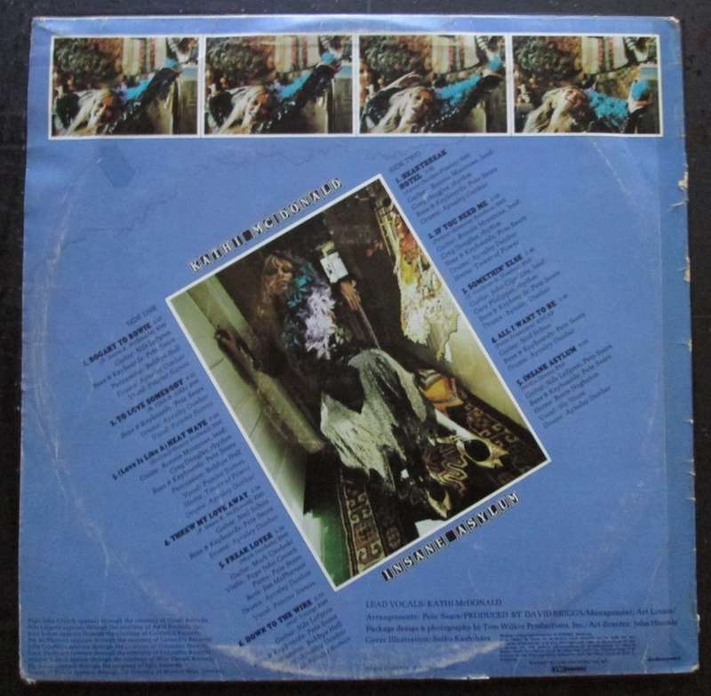 KATHI McDONALD - INSANE ASYLUM  (LP/VINYL)