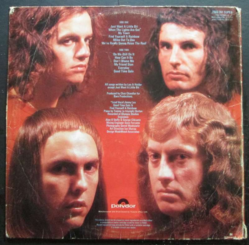 SLADE - OLD NEW BORROWED AND BLUE (LP/VINYL)