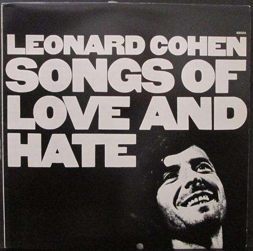 LEONARD COHEN - SONGS OF LOVE AND HATE (LP/VINYL)