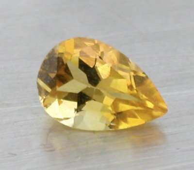 2.34 ct Sun Natural Citrine - PearCut Faceted