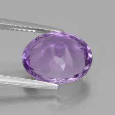 VERY CLEAR.... 3.82 ct Natural Amethyst - Oval Cut Faceted ....