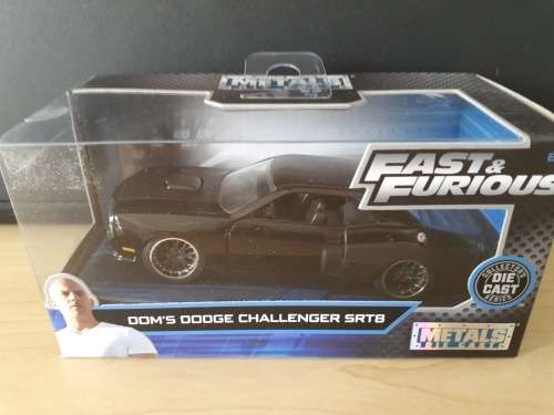 JADA TOYS FAST and FURIOUS MOVIE CARS - DOM`S DODGE CHALLENGER SRT8