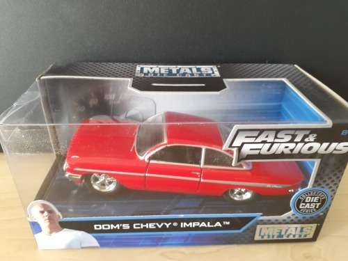 JADA TOYS FAST and FURIOUS MOVIE CARS - DOM`S CHEVY IMPALA