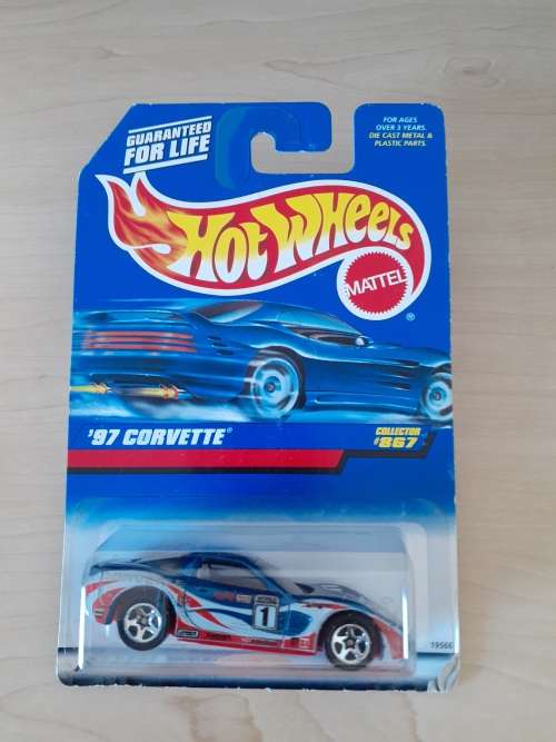 HOT WHEELS `97 CHEVROLET CORVETTE
