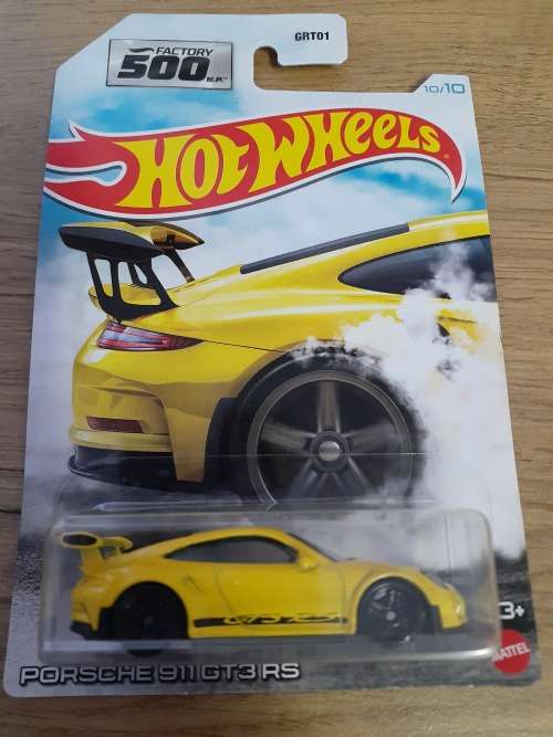 HOT WHEELS `FACTORY 500 H.P`  PORSCHE 911 GT3 RS