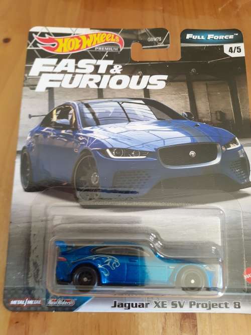 HOT WHEELS PREMIUM `FAST AND FURIOUS` JAGUAR XE SV PROJECT 8