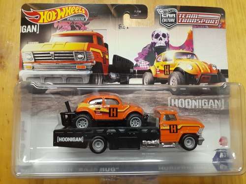 HOT WHEELS TEAM TRANSPORTER VOLKSWAGEN `BAJA BUG` ON HORIZON HAULER