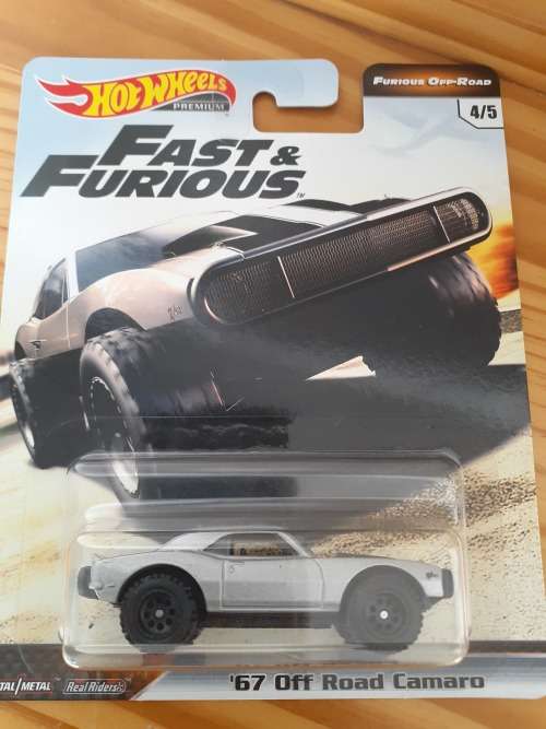 HOT WHEELS `FAST AND FURIOUS` FURIOUS OFF-ROAD -  `67 OFF ROAD CAMARO