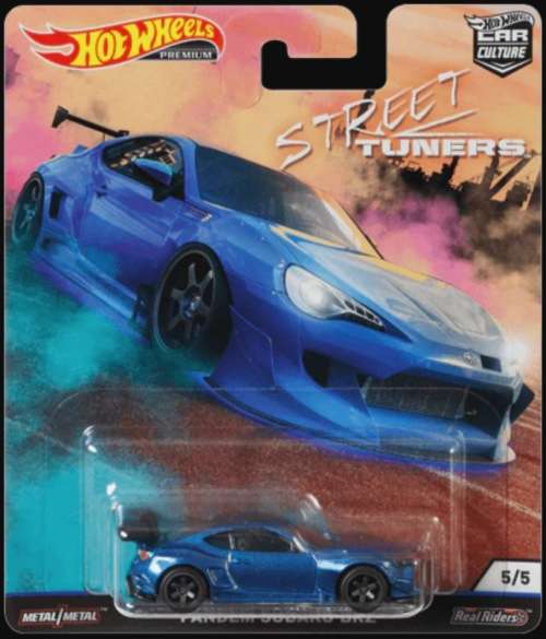 HOT WHEELS PREMIUM `STREET TUNERS` PANDEM SUBARU BRZ