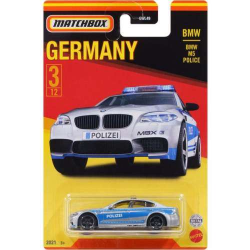 MATCHBOX `GERMANY` BMW M5 POLICE CAR