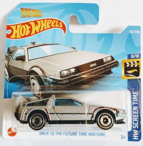 HOT WHEELS `BACK TO THE FUTURE TIME MACHINE`