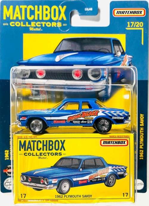 2022 MATCHBOX COLLECTORS EDITION 1962 PLYMOUTH SAVOY