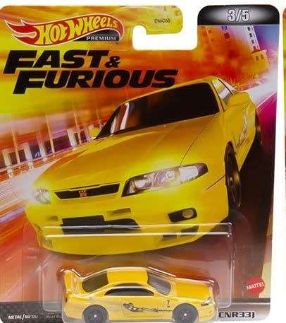 HOT WHEELS PREMIUM `FAST AND FURIOUS` 2022 RETRO ENTERTAINMENT SET (SET OF 5)