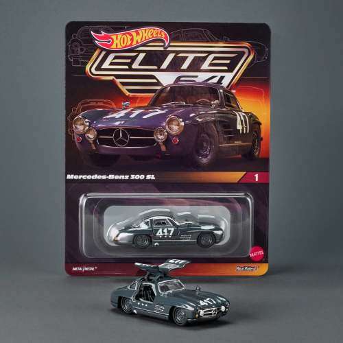 HOT WHEELS PREMUIM `ELITE 64 No.1` MERCEDES-BENZ 300 SL