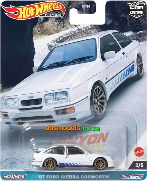 HOT WHEELS PREMIUM ` CANYON WARRIORS`  1987 FORD SIERRA COSWORTH