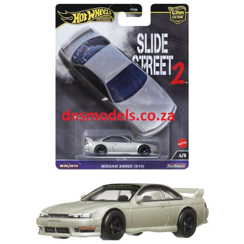 HOT WHEELS "SLIDE STREET 2" NISSAN 240SX (S14)