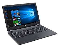 ACER ASPIRE  ES-15 SERIES INTEL CORE INTEL CELERON N3050 CPU @ 1.6GHz , 500GB - 6 GENERATION