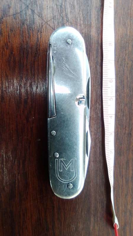 Vintage Snake MU - Stainless Steel Pocket Knife - Made in Italy Made in Italy - 9 cm Long - 2.5 cm W