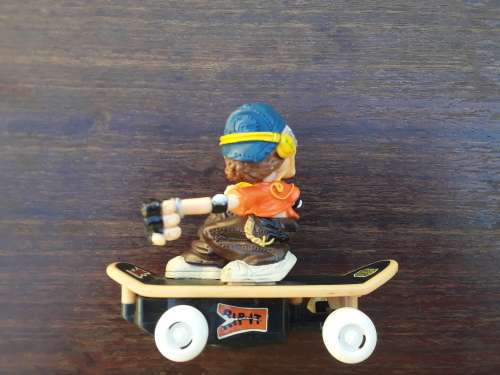 Vintage 1999 Playmate Toys Rolling Skateboarder Action Figure - Amazing Condition 100% Working