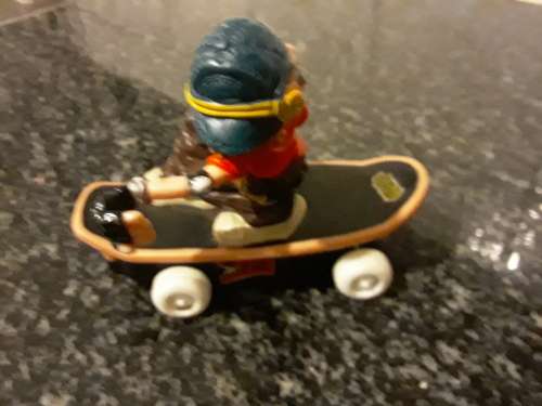 Vintage 1999 Playmate Toys Rolling Skateboarder Action Figure - Amazing Condition 100% Working