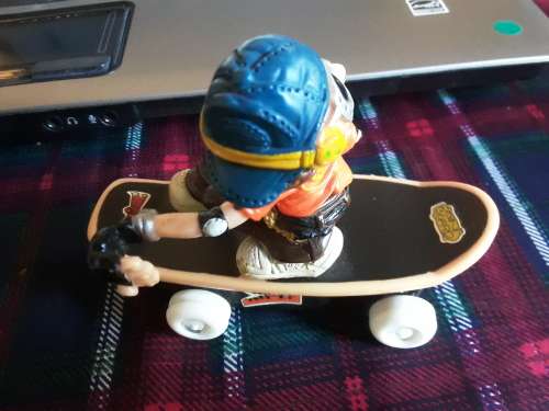Vintage 1999 Playmate Toys Rolling Skateboarder Action Figure - Amazing Condition 100% Working