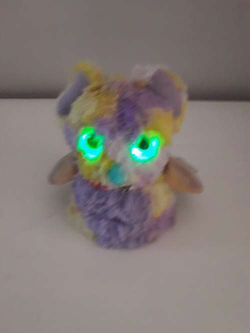Hatchimals -19100 - Purple and Yellow Fury Friend - 4 Different Settings - 100% Working Condition