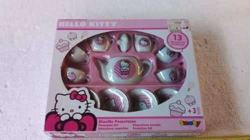 Smoby Hello Kitty Porcelain Tea Set - Set of 13 - Brand New