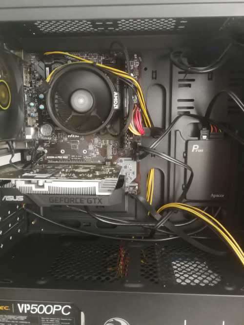 Gaming PC - GEForce GTX 1650 OC - AMD RYZEN 5 3600 - MSI A320M - A PRO MAX MOTHER BOARD