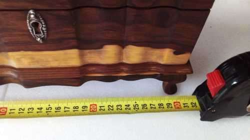 Wooden Jewelry Box made from Imboia and Yellow Wood - 5KG - AMAZING CONDITION