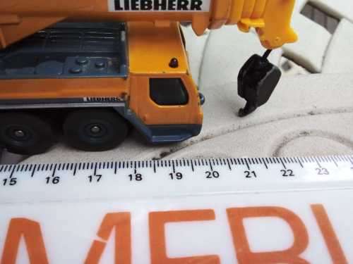 Siku 1886 - Liebherr LTM1400 Mobile Crane - Liebherr Yellow - H0 Scale 1:87 Die Cast Toy - 100% WORK