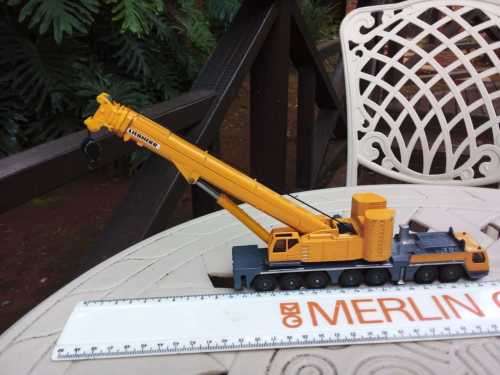 Siku 1886 - Liebherr LTM1400 Mobile Crane - Liebherr Yellow - H0 Scale 1:87 Die Cast Toy - 100% WORK