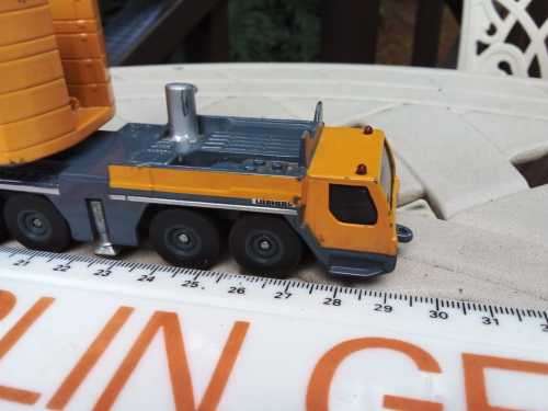 Siku 1886 - Liebherr LTM1400 Mobile Crane - Liebherr Yellow - H0 Scale 1:87 Die Cast Toy - 100% WORK