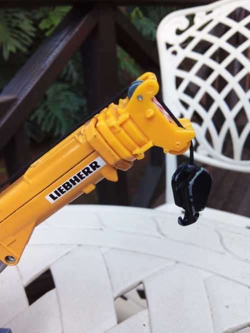 Siku 1886 - Liebherr LTM1400 Mobile Crane - Liebherr Yellow - H0 Scale 1:87 Die Cast Toy - 100% WORK