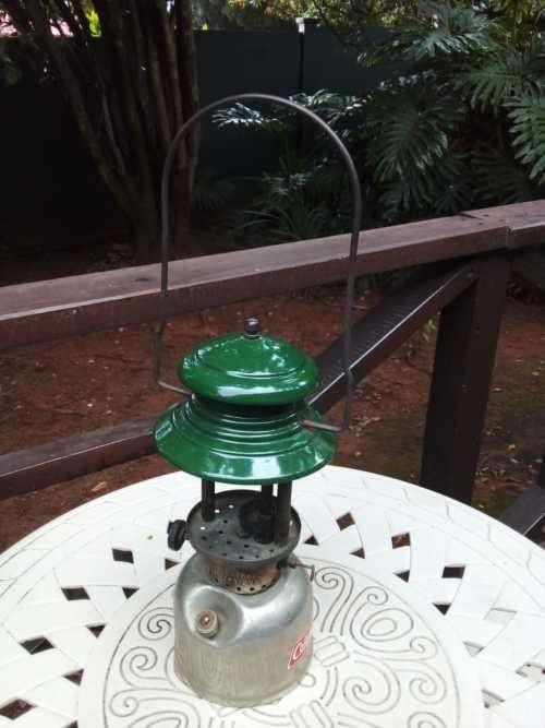 Old Coleman no. 249 Lantern No glass shade - 249-299 - MADE IN CANADA
