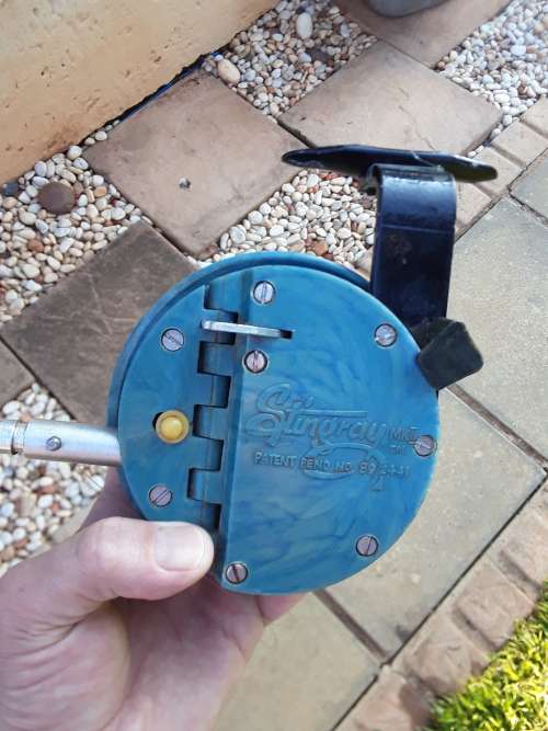 STINGRAY MKII T.M PATENT PEND NO 89/2441 FISHING REEL - 100% WORKING