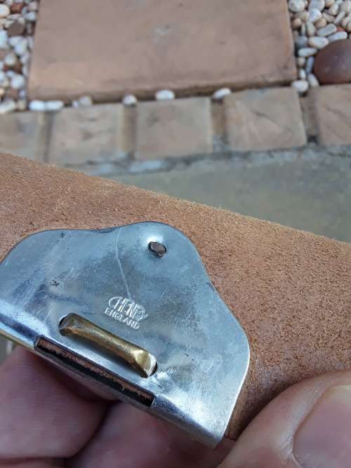 CHENEY LEATHER BRIEFCASE- VINTAGE - MADE IN ENGLAND