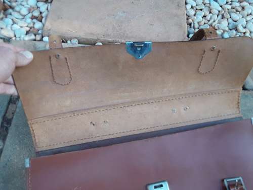 CHENEY LEATHER BRIEFCASE- VINTAGE - MADE IN ENGLAND