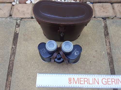 COSMO Coated Optics Pair of 7 x 50 - Field 7.1 (No2522) binoculars - Leather Case and Leather strap