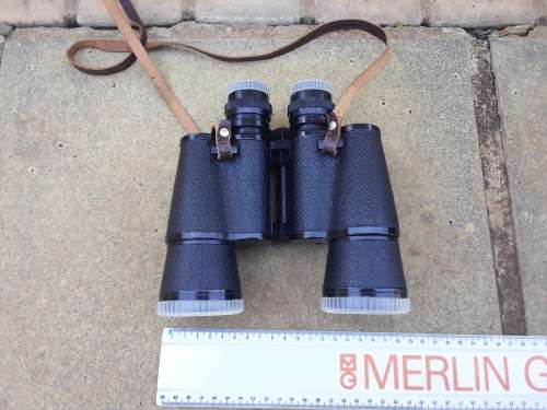 COSMO Coated Optics Pair of 7 x 50 - Field 7.1 (No2522) binoculars - Leather Case and Leather strap