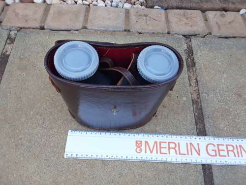 COSMO Coated Optics Pair of 7 x 50 - Field 7.1 (No2522) binoculars - Leather Case and Leather strap