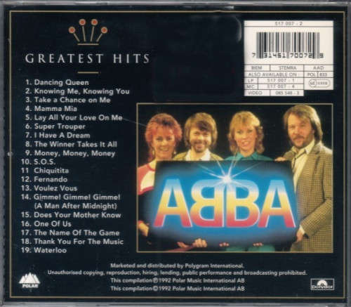 ABBA  - Gold (Greatest Hits) - UK CD