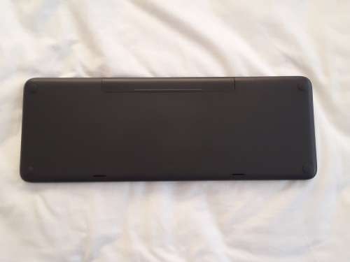 Microsoft Wireless All-In-One Media Keyboard,Black - Wireless Keyboard with Track Pad. USB Wireless