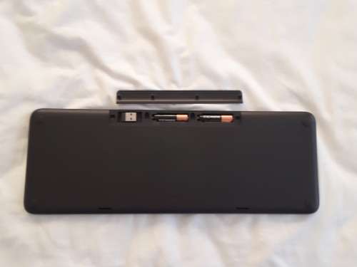 Microsoft Wireless All-In-One Media Keyboard,Black - Wireless Keyboard with Track Pad. USB Wireless